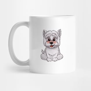 Funny Puppy Westie Smiling Mug
